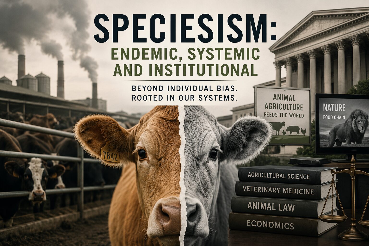 Speciesism is endemic, systemic and institutional 2 Speciesism is endemic, systemic and institutional